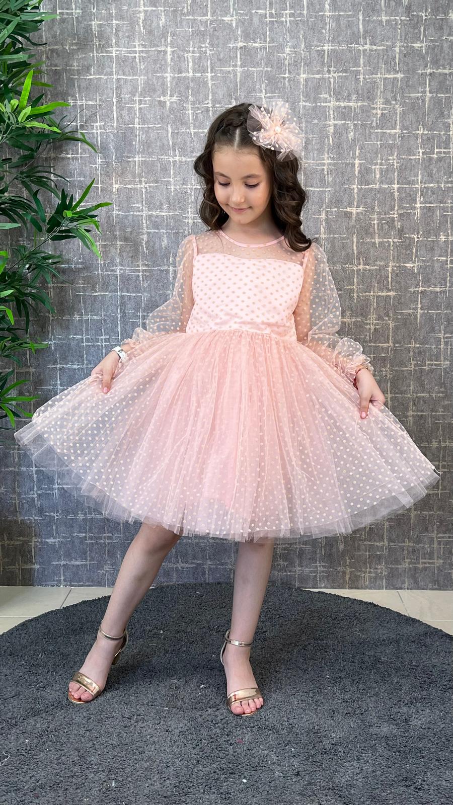 Polka Dot Tulle Dress / 2-5Y | 6-9Y - Kids Fashion Turkey