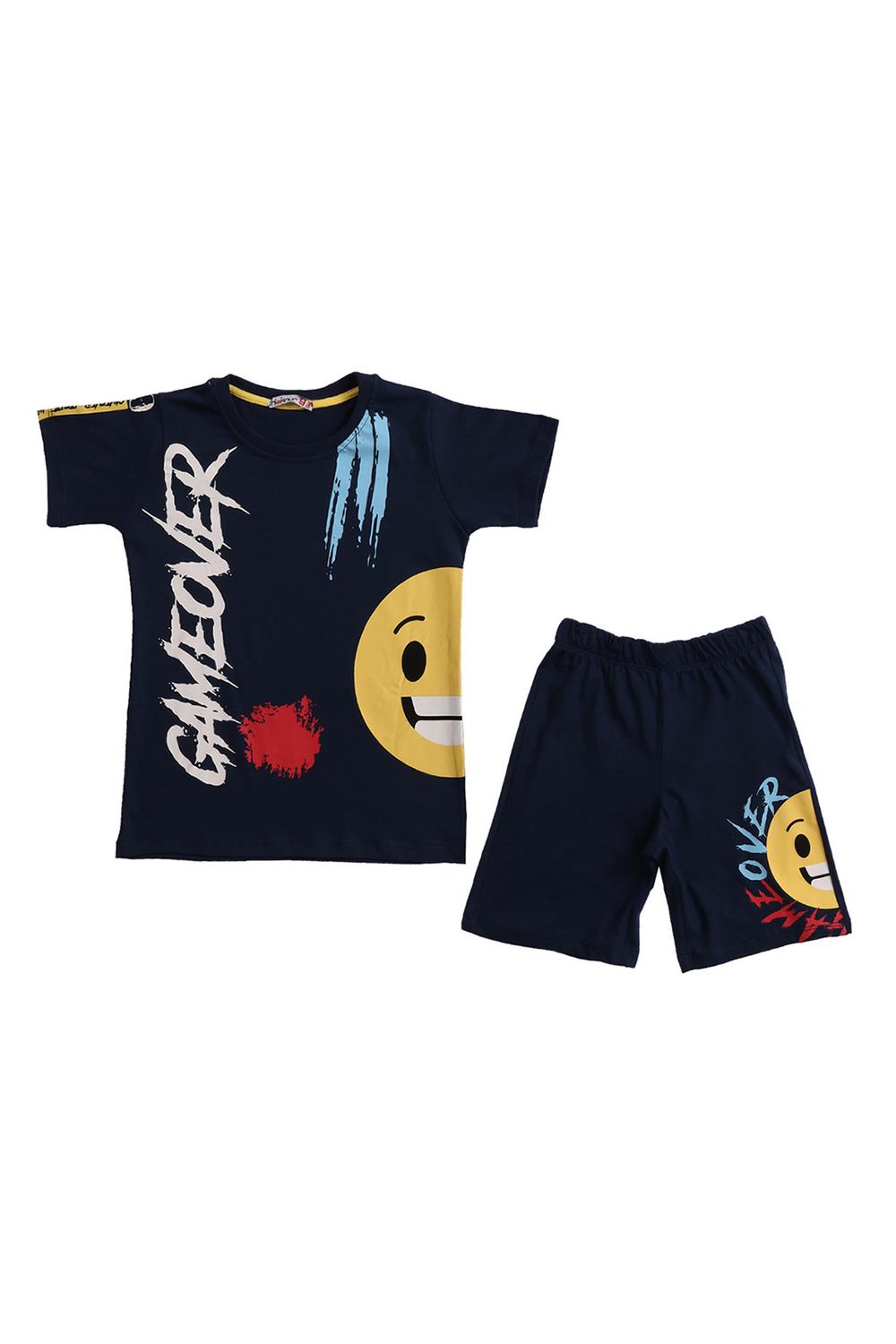 Boy Shorts T-Shirt Set / 2Y | 3Y | 4Y | 5Y - Kids Fashion Turkey