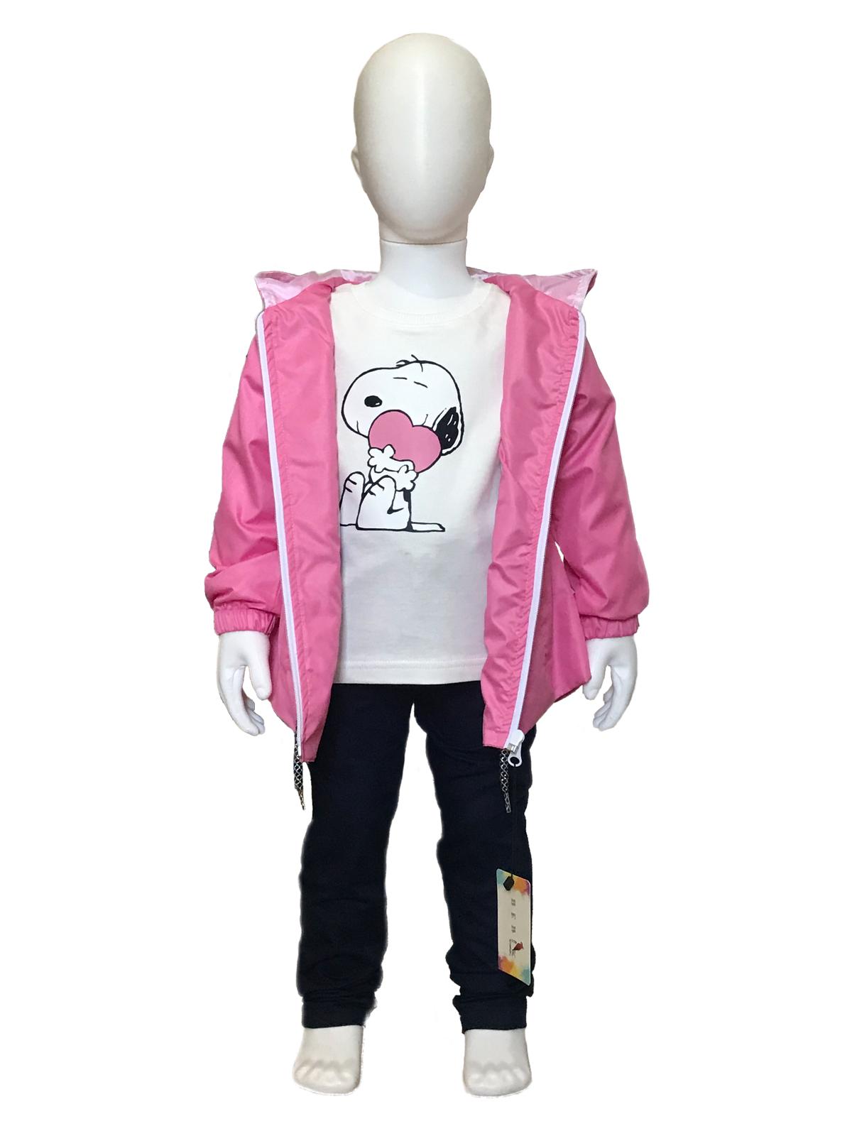 Girl 3 Pieces Winter Set (Raincoat &Amp; Sweatshirt &Amp; Pants) / 2-3Y | 3-4Y | 4-5Y | 5-6Y - Kids Fashion Turkey