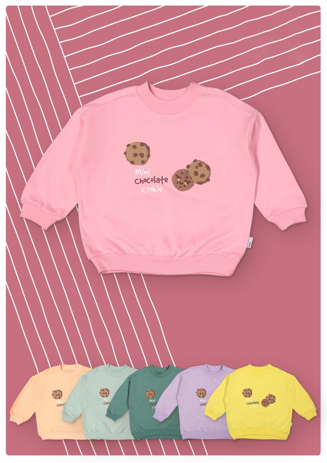 Cookie Girl Sweatshirt / 2-3 Y | 3-4 Y | 4-5 Y | 5-6 Y - Kids Fashion Turkey