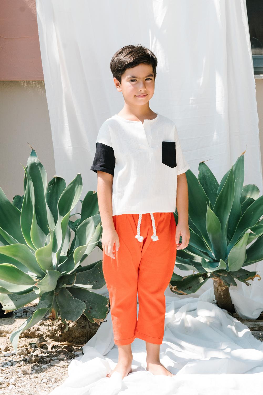 Unisex T-Shirt With A Pocket On The Front/ 1-2Y | 2-4Y | 4-6Y | 6-8Y - Kids Fashion Turkey