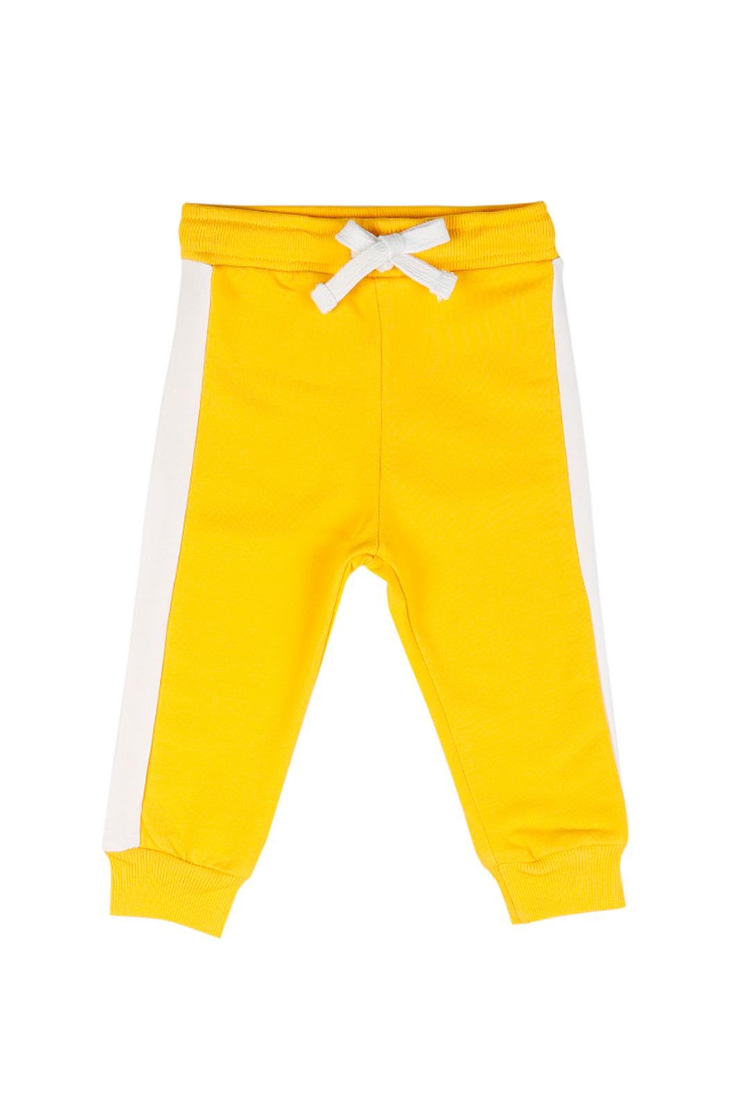 Yellow Blossom Organic Baby Boy Sweatpants / 3-6M | 6-12M | 1-2Y - Kids Fashion Turkey