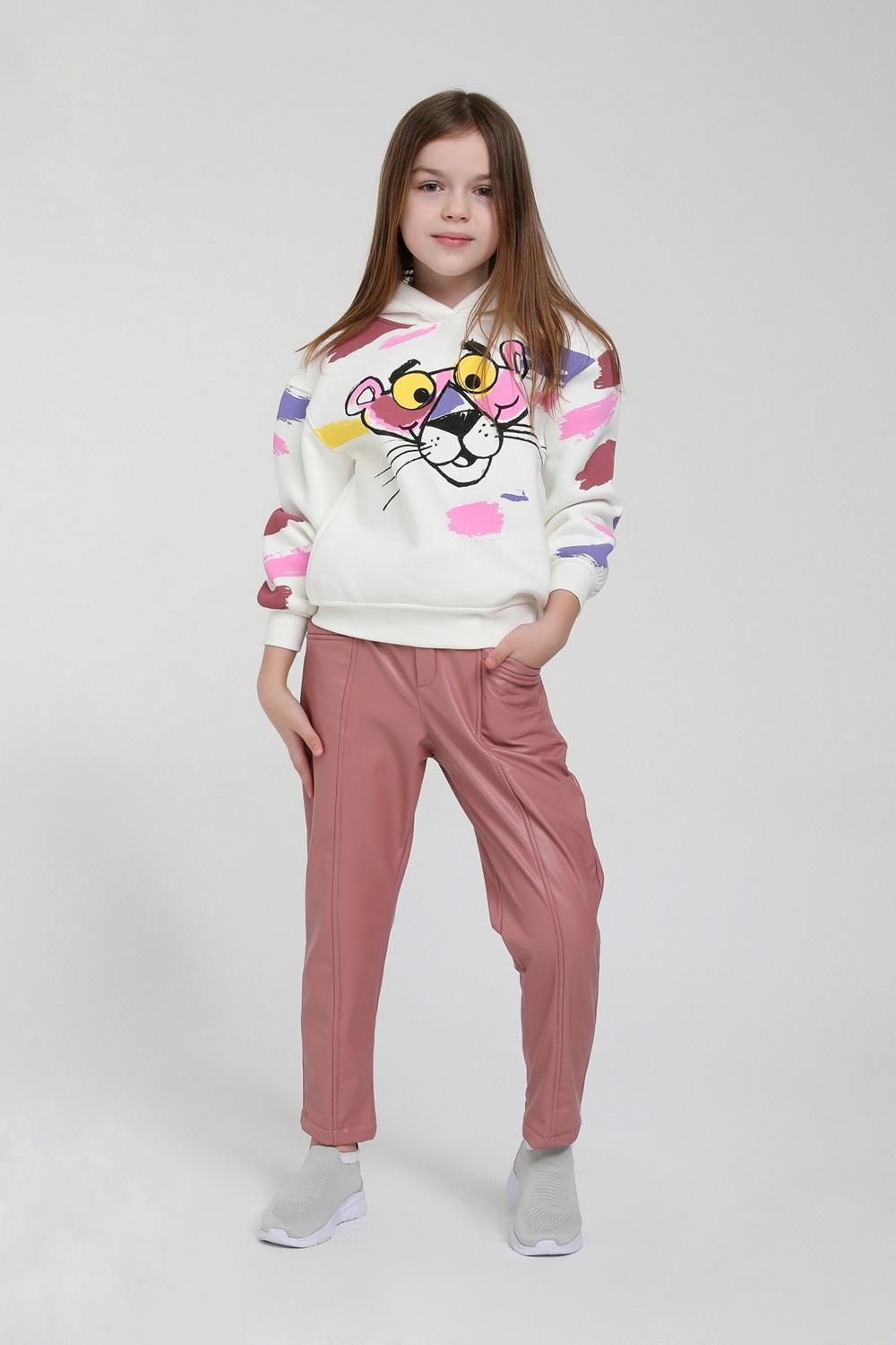 Girl Pink Panther Printed Sweatshirt / 5-6Y | 7-8Y | 9-10Y | 11-12Y | 13-14Y - Kids Fashion Turkey