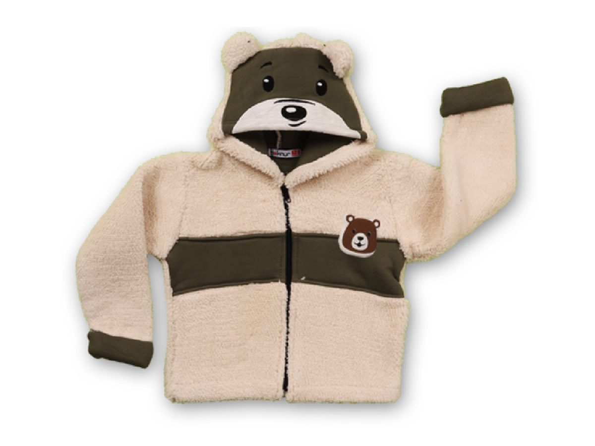 Boy Plush Bear Cardigan / 1Y | 2Y | 3Y | 4Y - Kids Fashion Turkey