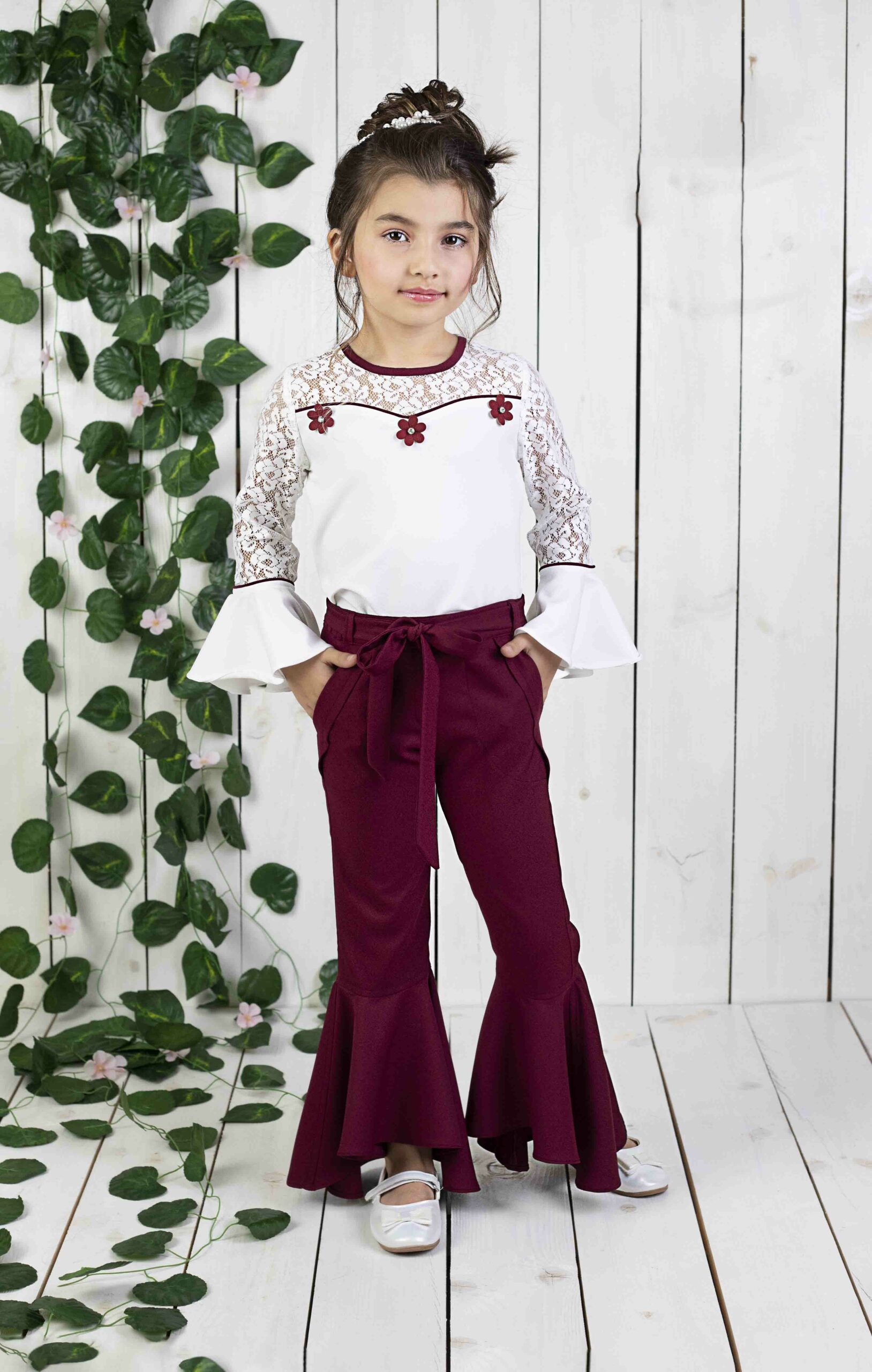 Girl Fancy Dress And Pant / 7Y | 8Y | 9Y | 10Y - Kids Fashion Turkey
