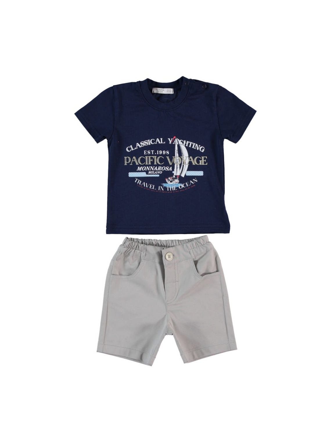Exclusive Brand - Boy 2 Pieces Set ( Shorts + T-Shirt ) / 2-3Y | 3-4Y | 4-5Y | 5-6Y - Kids Fashion Turkey
