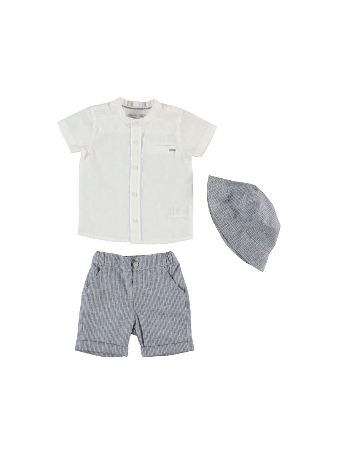 Exclusive Brand - Baby Boy 3 Pieces Set ( Shorts + Shirt + Cap ) / 2-3Y | 3-4Y | 4-5Y | 5-6Y - Kids Fashion Turkey