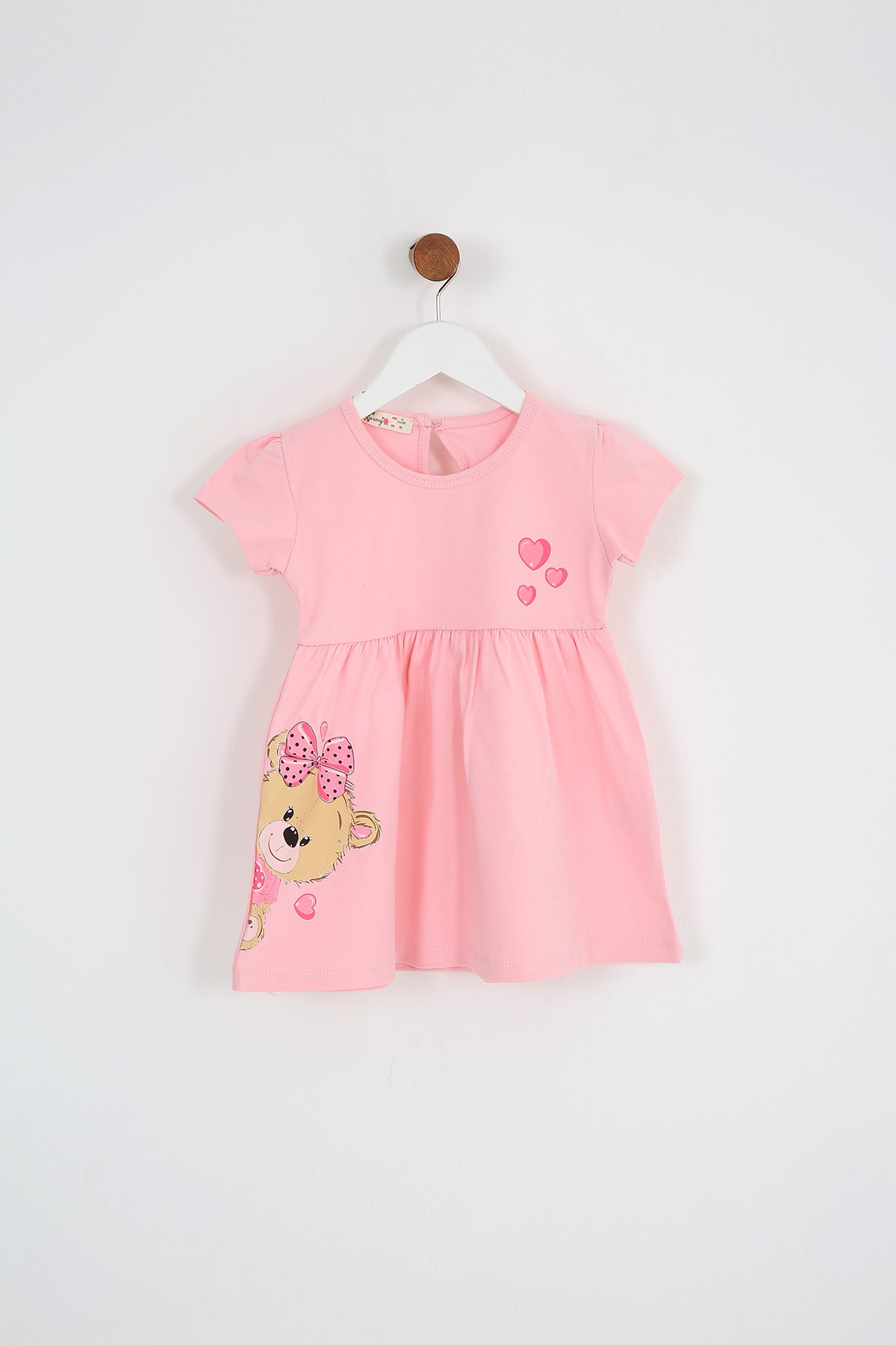 Girl Heart Printed Dress / 18-24 M | 2-3 Y | 3-4 Y | 4-5 Y - Kids Fashion Turkey