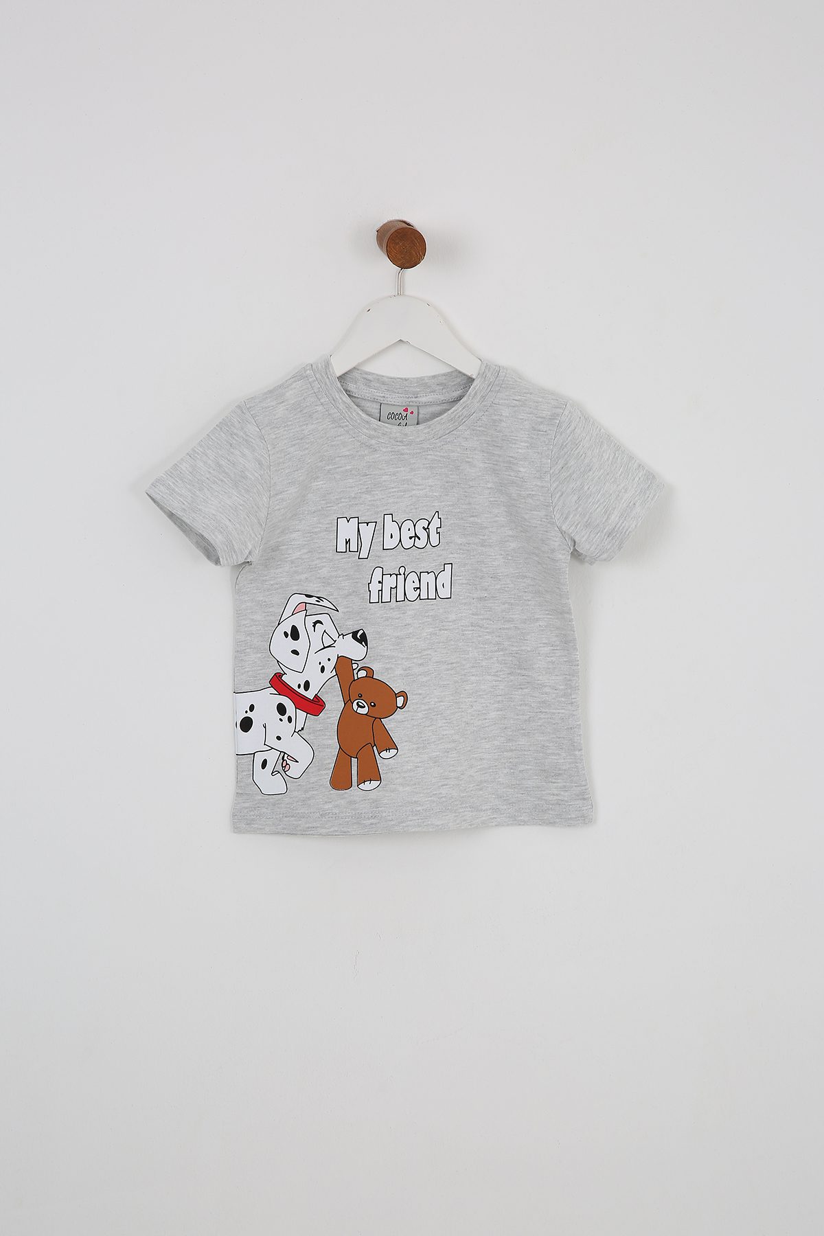 Boy Puppy Printed T-Shirt / 2-3 Y | 3-4 Y | 4-5 Y | 5-6 Y - Kids Fashion Turkey