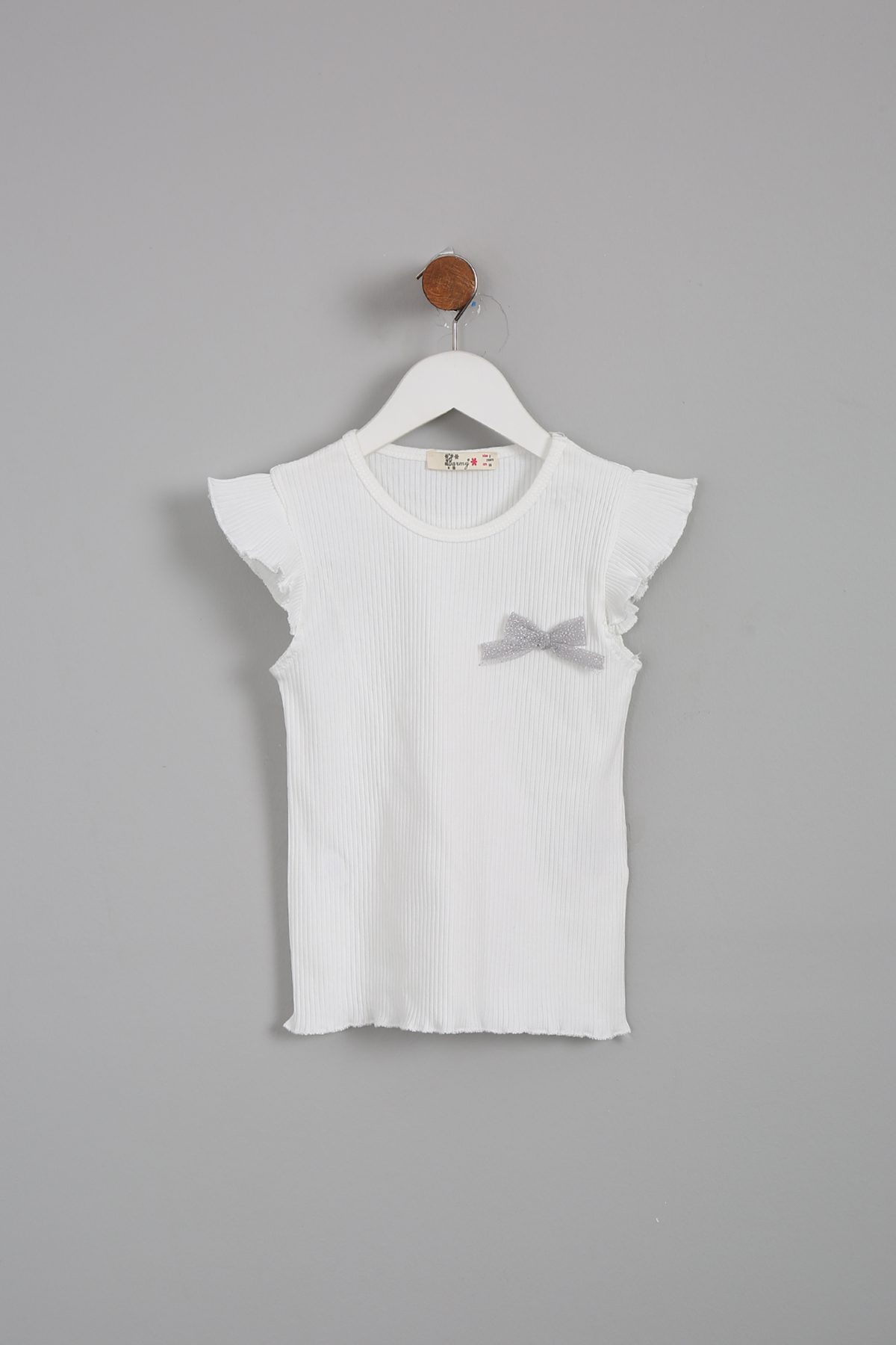 Girl Ribboned T-Shirt / 3Y | 4Y | 5Y | 6Y | 7Y - Kids Fashion Turkey