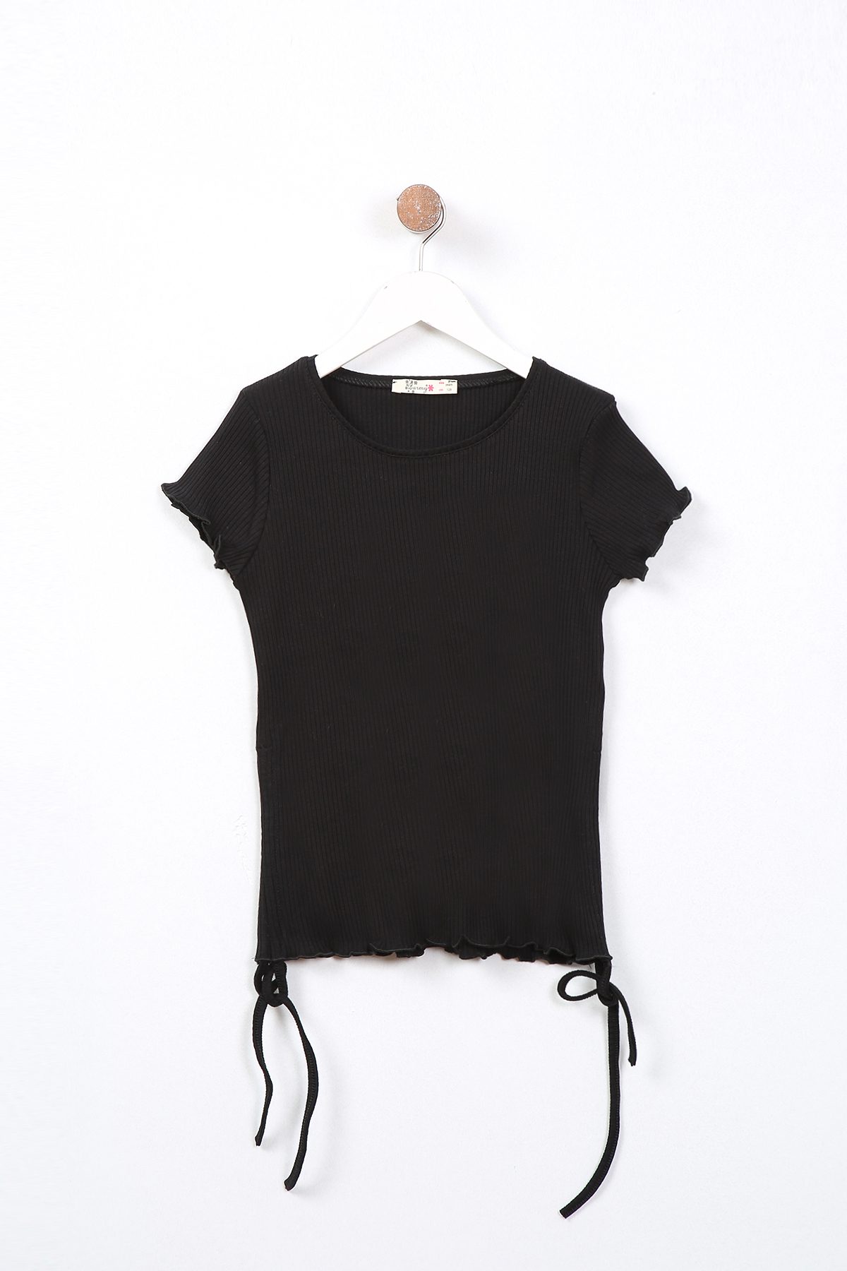 Girl Drawstring T-Shirt / 6Y | 7Y | 8Y | 9Y | 10Y - Kids Fashion Turkey