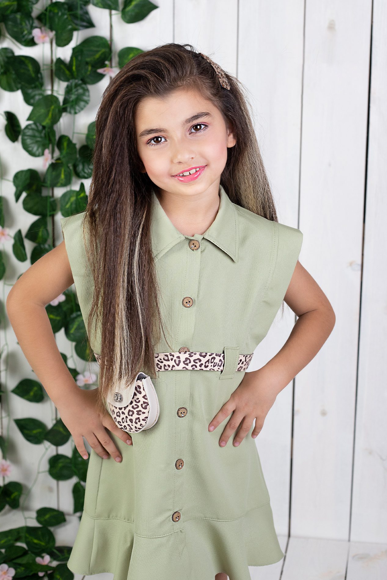 Girl Belted Dress / 4Y | 5Y | 6Y | 7Y - Kids Fashion Turkey