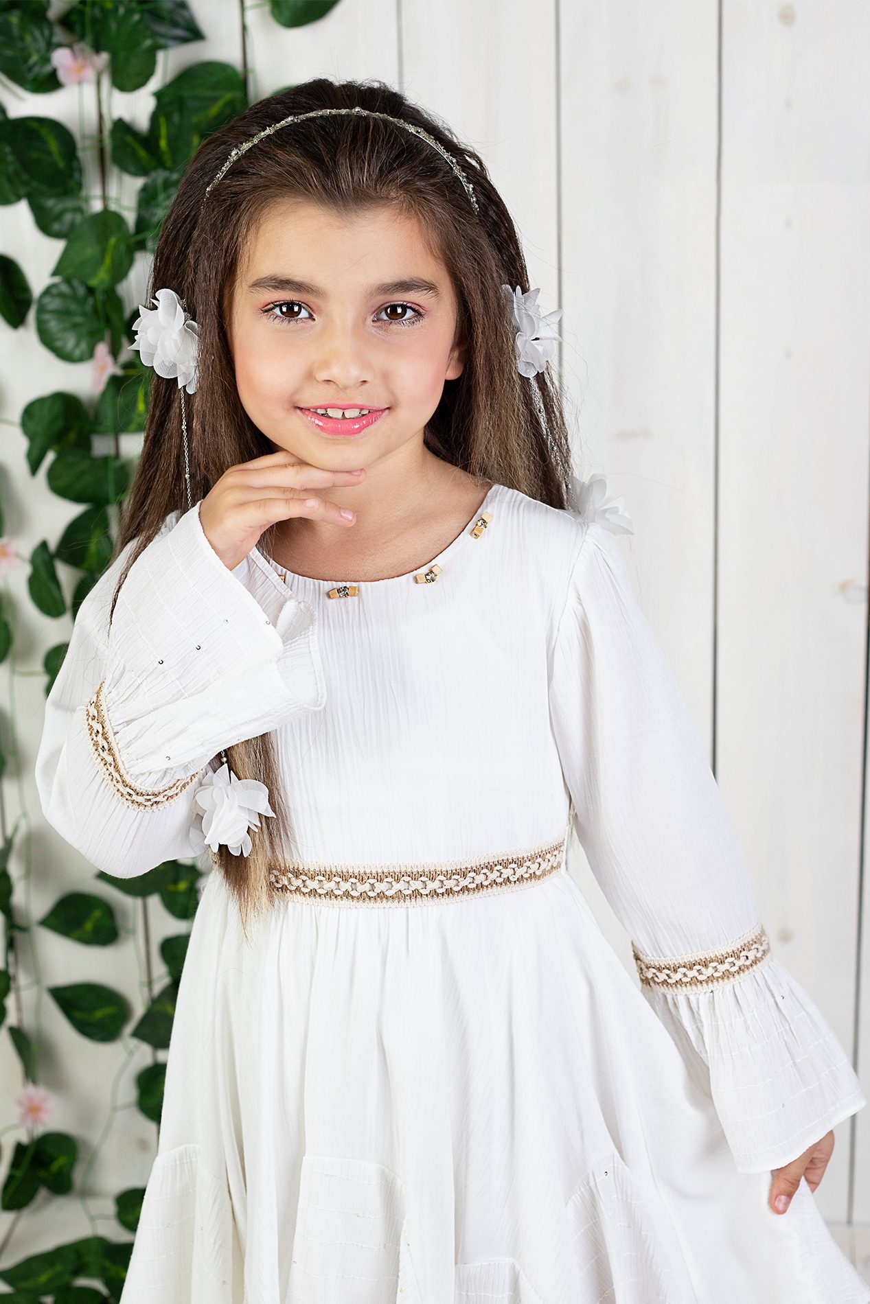 Girl Wicker Dress / 5Y | 6Y | 7Y | 8Y - Kids Fashion Turkey