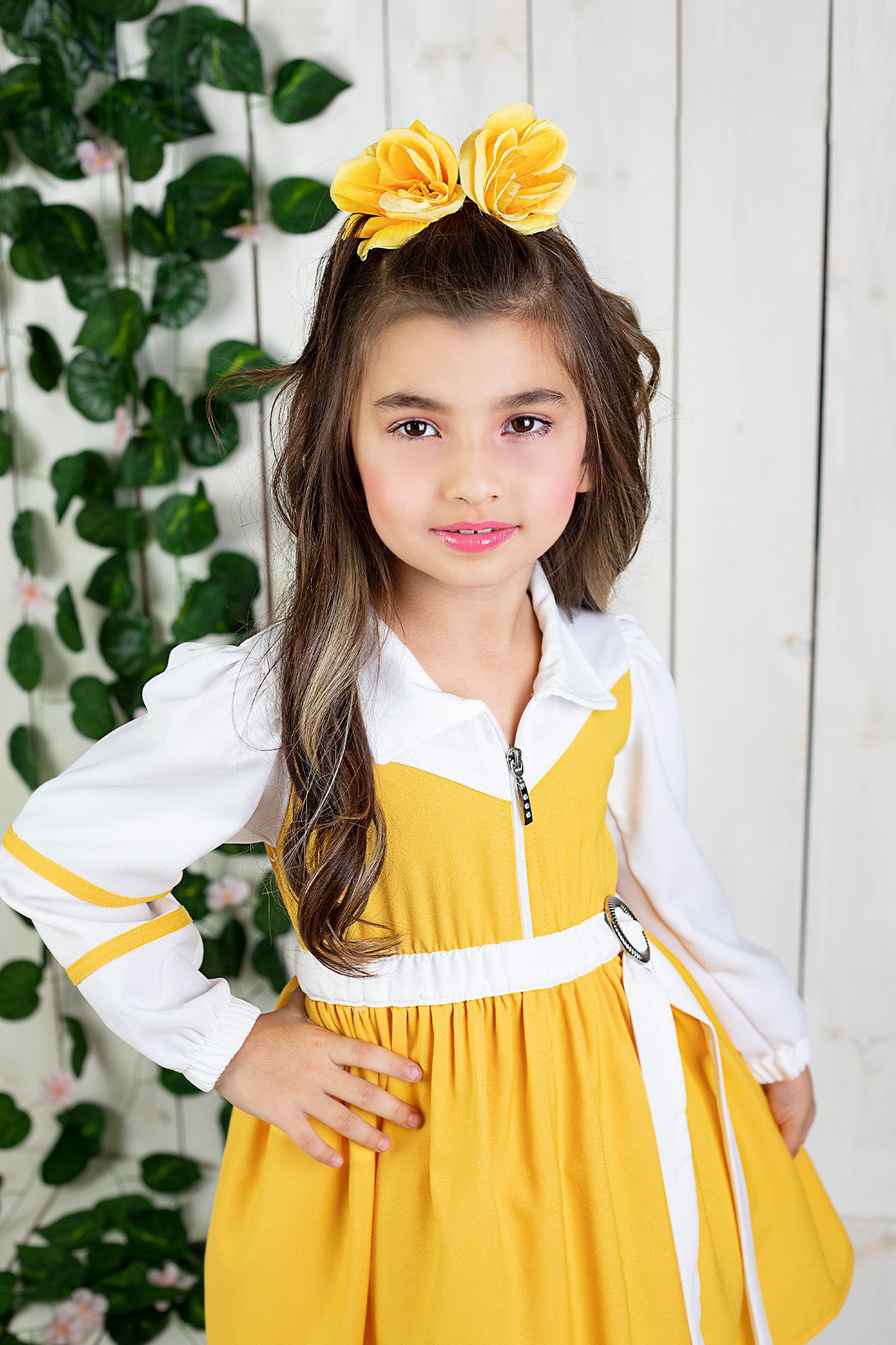 Girl Dress With Zipper Detail / 5Y | 6Y | 7Y | 8Y - Kids Fashion Turkey