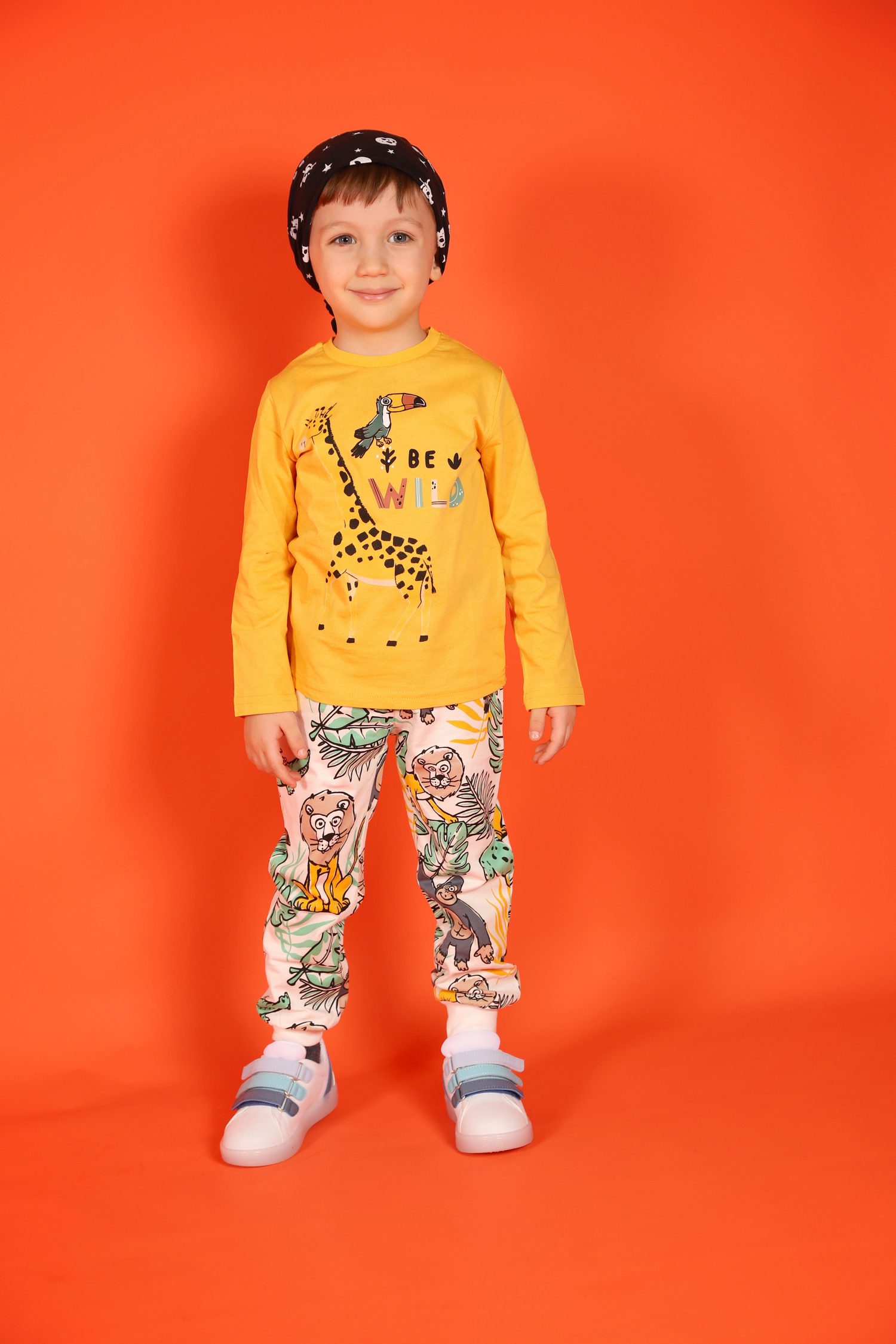 Boy 2 Pieces Set (T-Shirt - Sweatpant) / 3Y | 4Y | 5Y | 6Y | 7Y - Kids Fashion Turkey