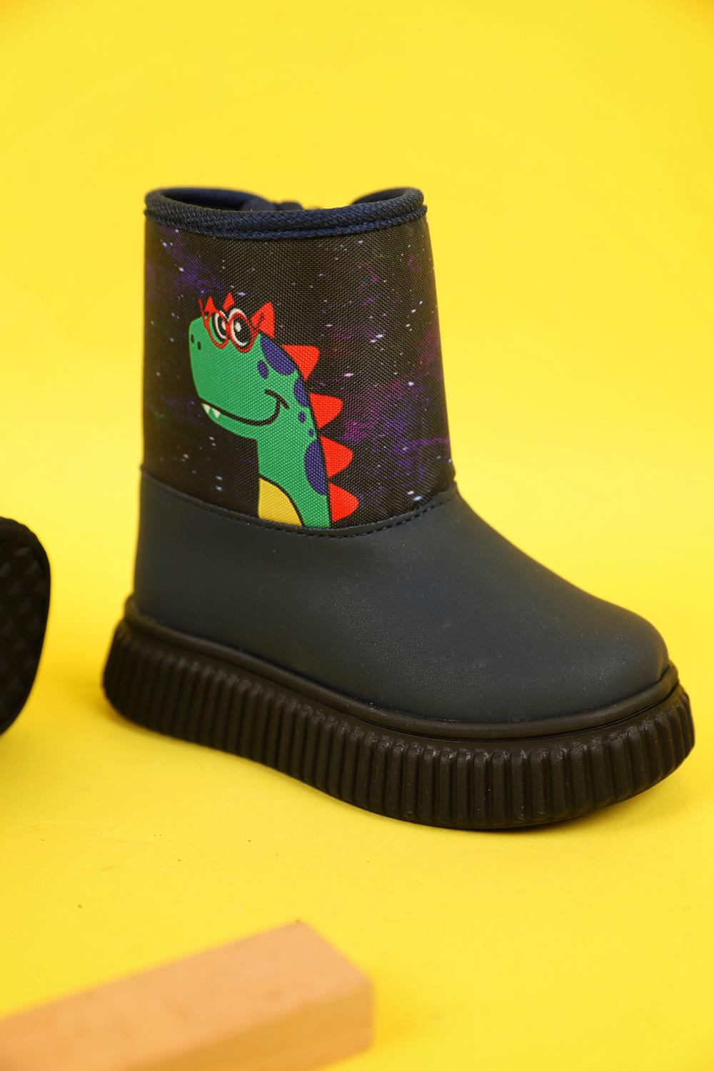 Unisex Dino Boots / 20N | 21N | 22N | 23N | 24N | 25N - Kids Fashion Turkey