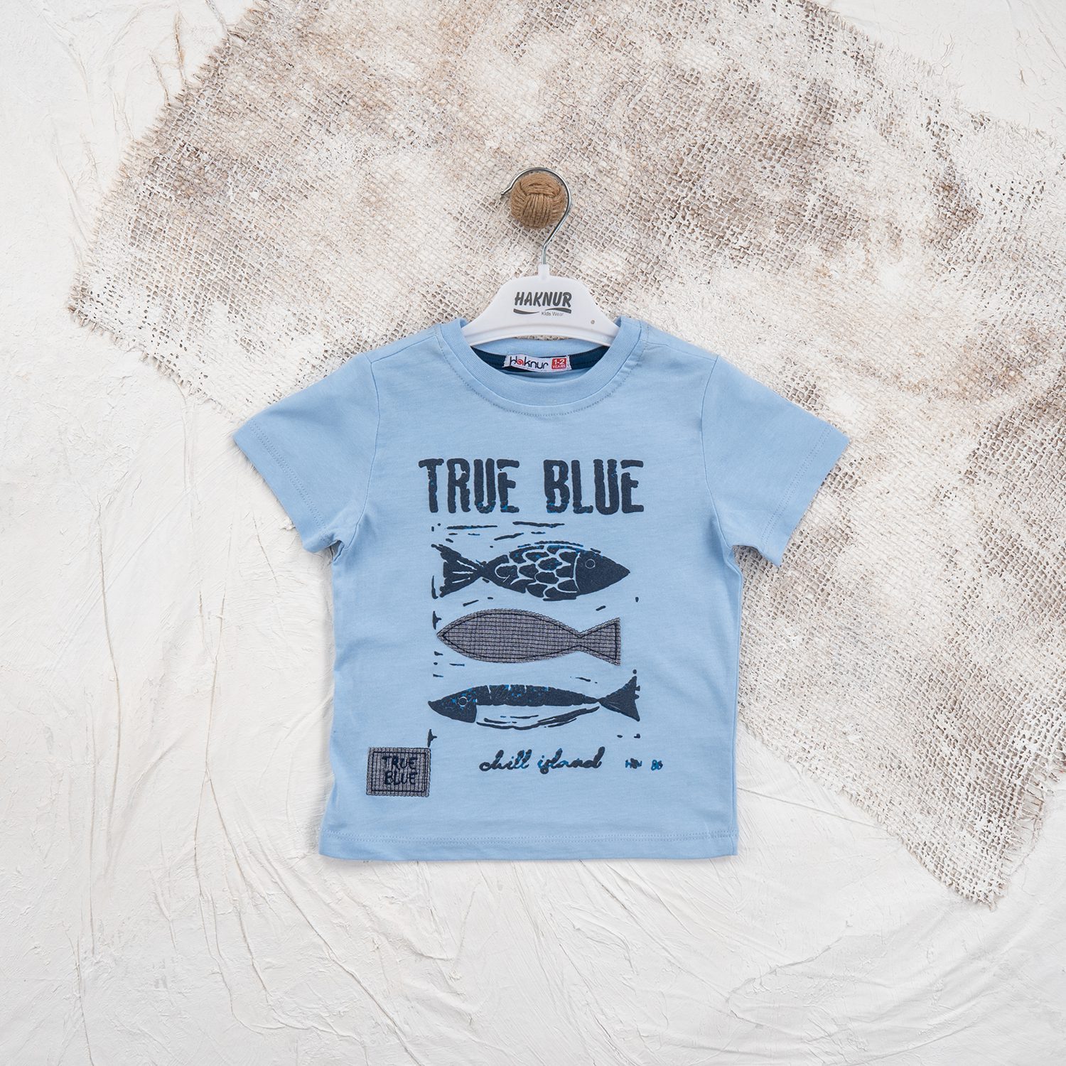 Boy Fish Printed T-Shirt / 1-2Y | 2-3Y | 3-4Y | 4-5Y - Kids Fashion Turkey