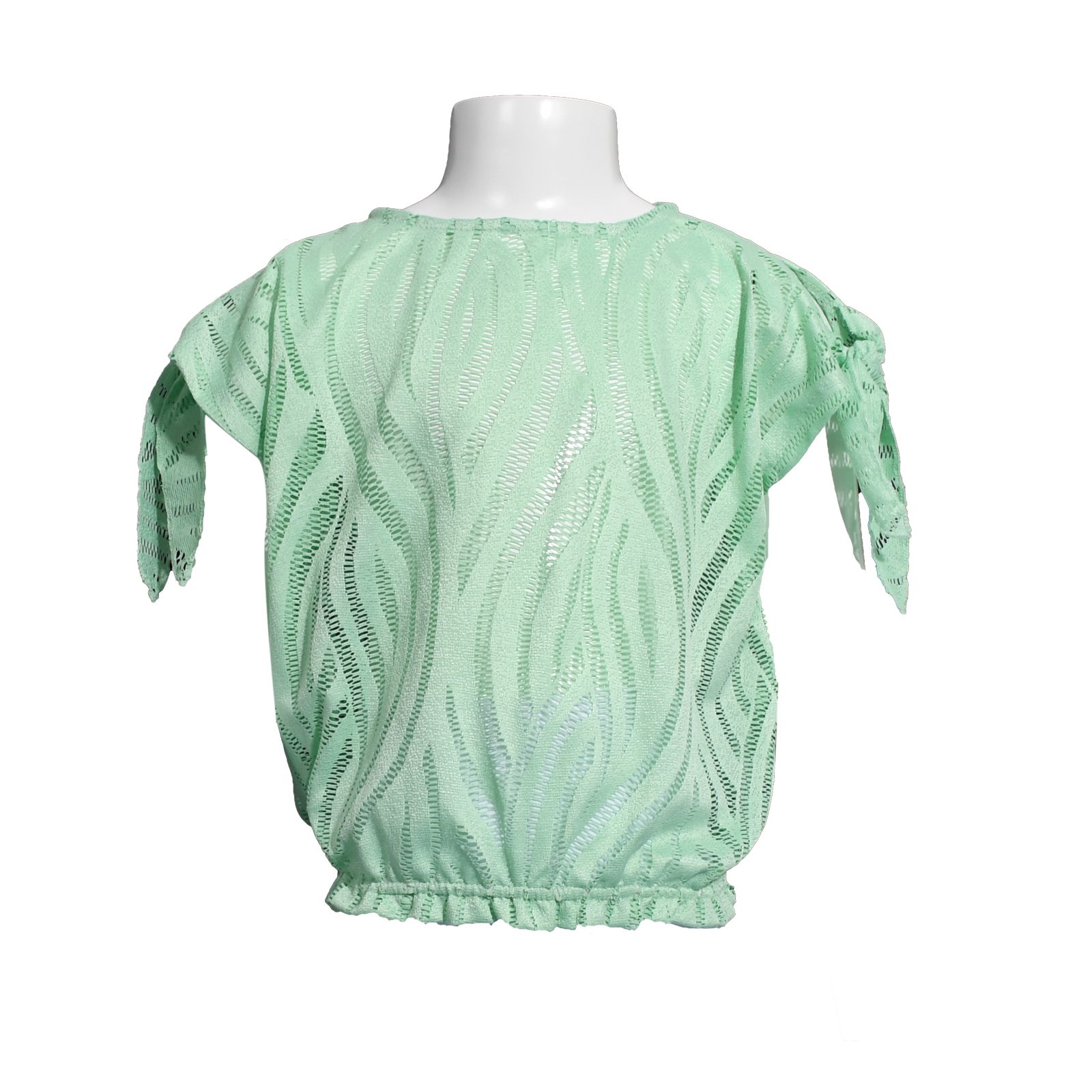 Girl Lace Detailed Short Sleeve Blouse / 2-5Y | 6-9Y | 10-13Y - Kids Fashion Turkey
