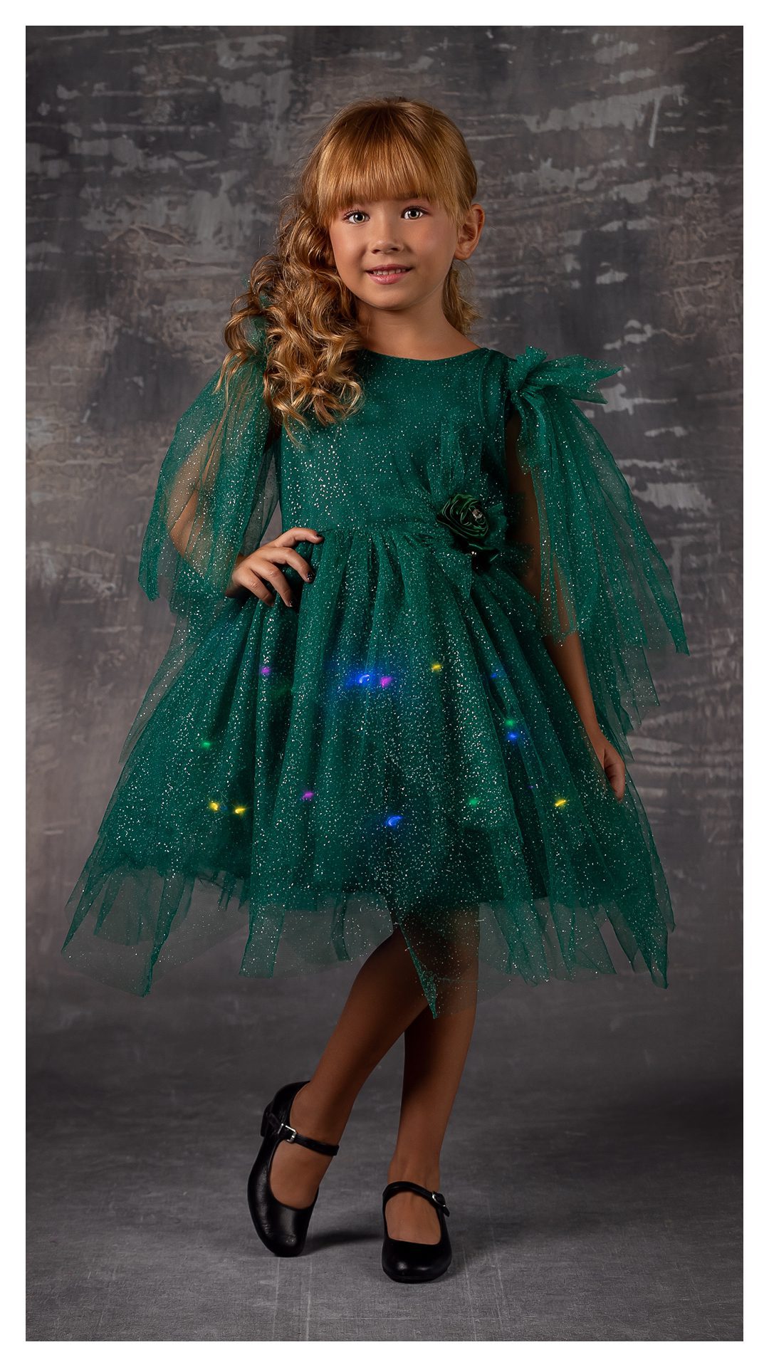 Girl Glitter Evening Dress / 5Y | 6Y | 7Y | 8Y - Kids Fashion Turkey