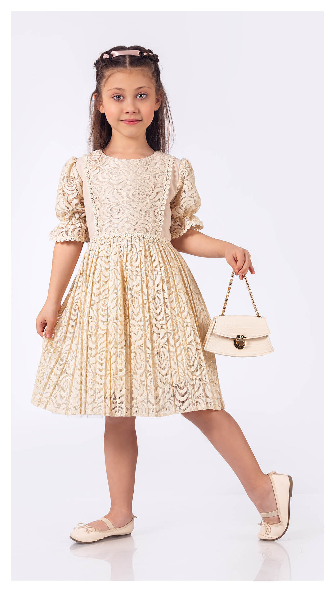 Girl Lace Dress / 6Y | 8Y | 10Y | 12Y - Kids Fashion Turkey
