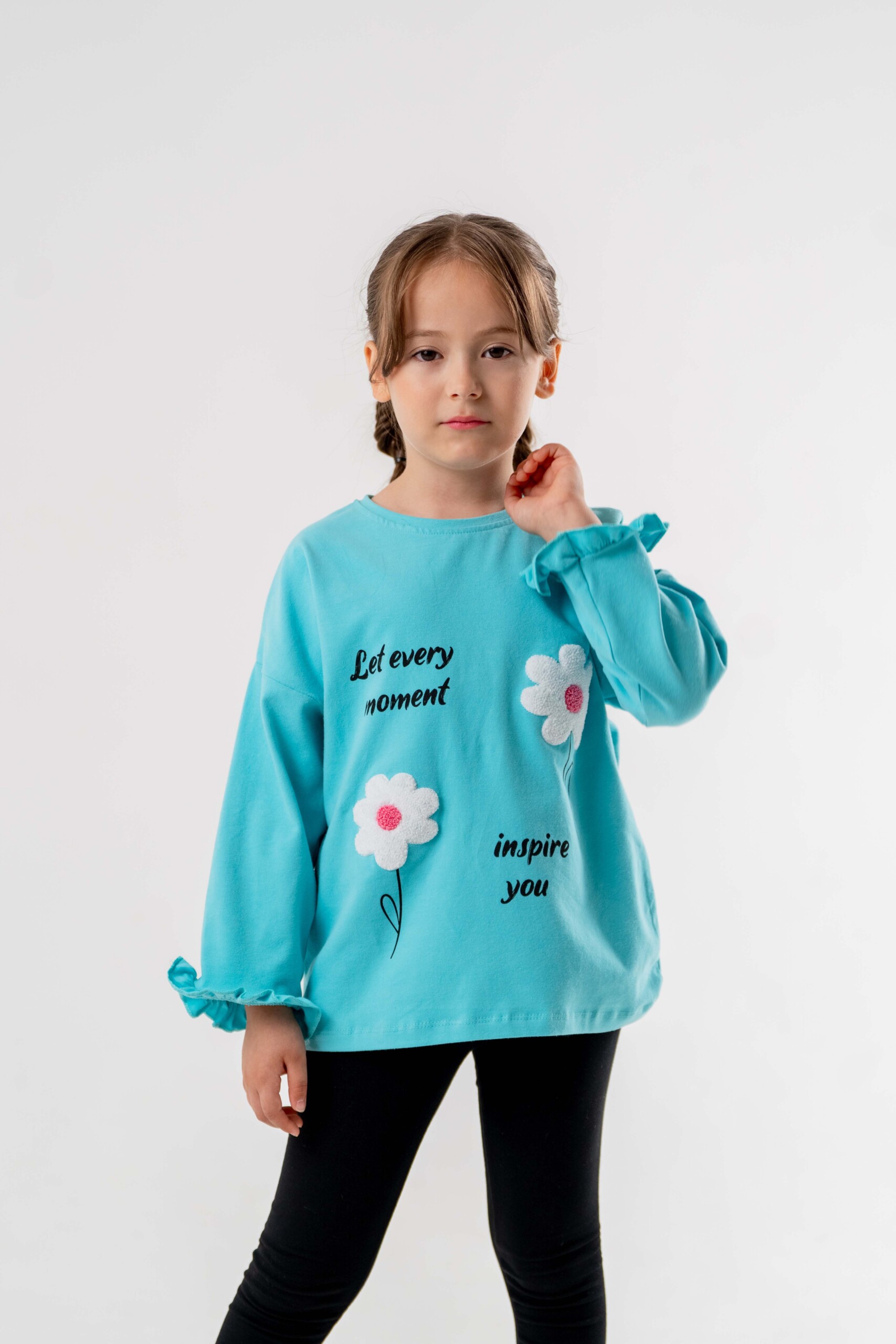 Girl Long Sleeve T-Shirt / 5Y | 6Y | 7Y | 8Y - Kids Fashion Turkey