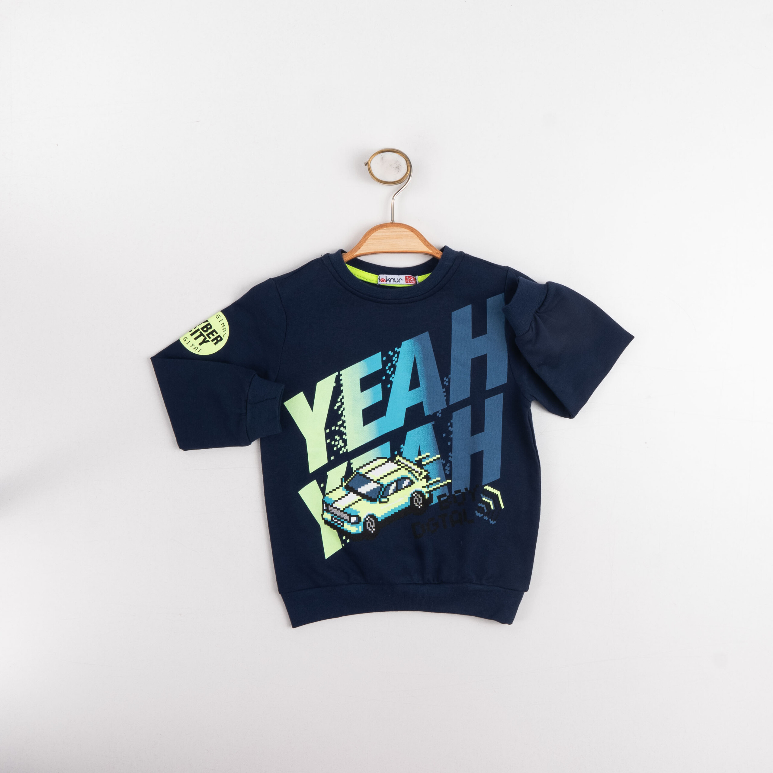 Boy And Baby Boy Long Sleeve T-Shirt / 1Y | 2Y | 3Y | 4Y - Kids Fashion Turkey